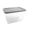 Dunelm 25L Silver Plastic Storage Box -Command Shop 30662897