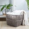 Dunelm Large Grey Woven Storage Basket -Command Shop 30667020