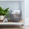 Dunelm Small Grey Woven Storage Basket -Command Shop 30667301