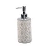 Dunelm Geo Tile Grey Ceramic Lotion Dispenser 1 Dunelm Geo Tile Grey Ceramic Lotion Dispenser -Command Shop 30670532