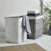 Dunelm Versailles White Square Laundry Basket 2 Dunelm Versailles White Square Laundry Basket -Command Shop 30672760