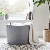 Dunelm Large Grey Rope Basket -Command Shop 30686212