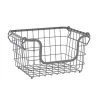 Dunelm Grey Stackable Wire Basket -Command Shop 30688761