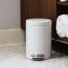 Simplehuman 4.5 Litre White Round Pedal Bin -Command Shop 30690900
