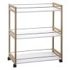 White Bamboo Kitchen Trolley