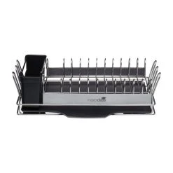KitchenCraft MasterClass Compact Stainless Steel Dish Drainer