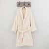 Dunelm Egyptian Cotton Natural Bath Robe 2 Dunelm Egyptian Cotton Natural Bath Robe -Command Shop 30712901