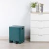 Dunelm 24L Matt Peacock Pedal Bin -Command Shop 30713873