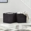 Dunelm Set Of 2 Grey Foldable Cord Storage Boxes -Command Shop 30716642
