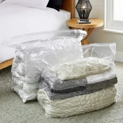 Dunelm Set Of 2 Gusseted Vacuum Bags