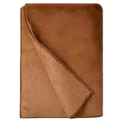 Dunelm Aspen Camel Throw -Command Shop 30725449 alt04