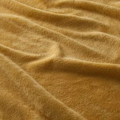Dunelm Seriously Soft Ochre Throw -Command Shop 30725681 alt02