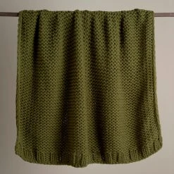 Dunelm Chunky Knit Throw -Command Shop 30725722 alt01