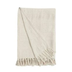 Dunelm Natural Cotton Check Throw 11 Dunelm Natural Cotton Check Throw -Command Shop 30726076 alt04