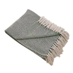Dunelm Jenson Herringbone 130cm X 180cm Throw