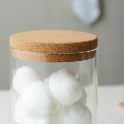 Dunelm Glass Cork Jar -Command Shop 30729339 alt01
