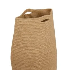Dunelm Cotton Jute Natural Laundry Basket -Command Shop 30729976 alt04