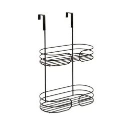 Dunelm Bathroom Basics Two Tier Over Door Caddy -Command Shop 30730616 alt01