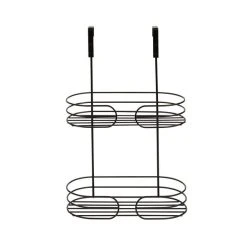 Dunelm Bathroom Basics Two Tier Over Door Caddy -Command Shop 30730616 alt02