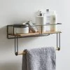 Dunelm Compact Living Natural Towel Rail Shelf 1 Dunelm Compact Living Natural Towel Rail Shelf -Command Shop 30730728