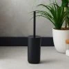 Dunelm Black Anti Bacterial Toilet Brush -Command Shop 30730736
