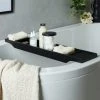Black Bamboo Bath Rack 2 Black Bamboo Bath Rack -Command Shop 30730772