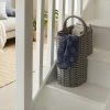 Dunelm Grey Cotton Rope Stair Basket -Command Shop 30733525