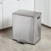 Dunelm 15L 25L Twin Recycle Bin With Soft Close Pedal Bin -Command Shop 30734912