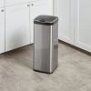 Dunelm 30L Stainless Steel Sensor Square Bin