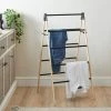 Dunelm Ladder Bamboo Matt Black Indoor Airer 1 Dunelm Ladder Bamboo Matt Black Indoor Airer -Command Shop 30734920