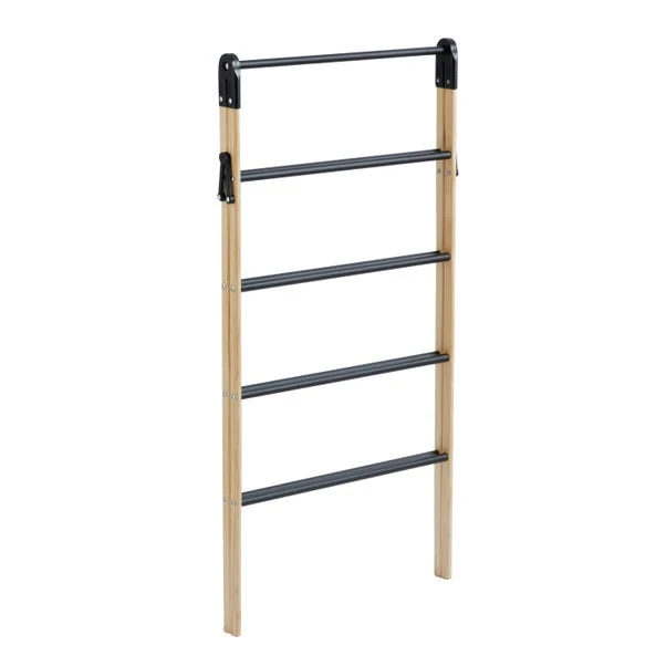 Dunelm Ladder Bamboo Matt Black Indoor Airer 8 Dunelm Ladder Bamboo Matt Black Indoor Airer - Image 6