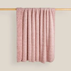 Dunelm Teddy Bear Soft Marl Throw -Command Shop 30736566 alt01