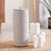 Dunelm Paper Grey Woven Toilet Roll Storage 1 Dunelm Paper Grey Woven Toilet Roll Storage -Command Shop 30747120