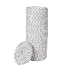Dunelm Paper Grey Woven Toilet Roll Storage -Command Shop 30747120 alt02