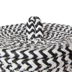 Dunelm Paper Black Woven Toilet Roll Storage -Command Shop 30747122 alt04