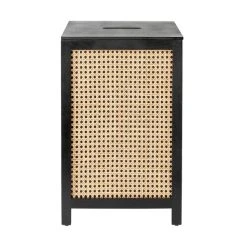 Dunelm French Cane Black Laundry Hamper -Command Shop 30747345 alt02