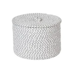 Dunelm Set Of 2 Paper Grey Woven Storage Baskets -Command Shop 30747768 alt02