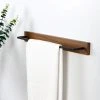 Dunelm Fulton Wood Black Towel Rail -Command Shop 30748005