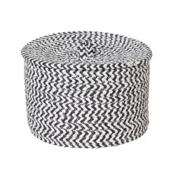 Dunelm Set Of 2 Paper Black Woven Storage Baskets 9 Dunelm Set Of 2 Paper Black Woven Storage Baskets -Command Shop 30748494 alt02