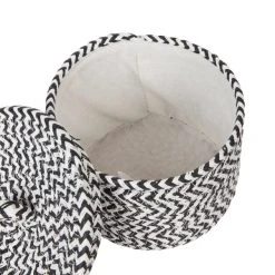 Dunelm Set Of 2 Paper Black Woven Storage Baskets 10 Dunelm Set Of 2 Paper Black Woven Storage Baskets -Command Shop 30748494 alt03