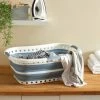 Dunelm Collapsible Hip Laundry Basket 1 Dunelm Collapsible Hip Laundry Basket -Command Shop 30749234