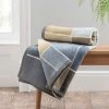 Dunelm Super Soft Squares Throw -Command Shop 30753835