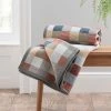 Dunelm Super Soft Mini Squares Throw -Command Shop 30753891