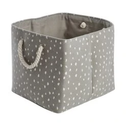 Dunelm Dotty Storage Basket Grey -Command Shop 30754132 alt02
