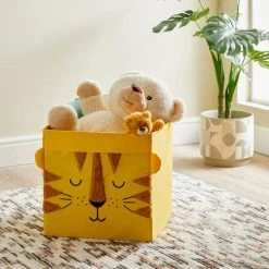 Dunelm Tiger Felt Foldable Box