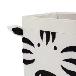 Dunelm Zebra Felt Foldable Box -Command Shop 30754134 alt03