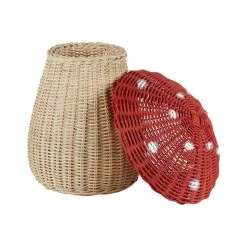 Dunelm Toadstool Red Storage Basket -Command Shop 30754166 alt02