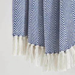 Dunelm Jenson Herringbone 200cm X 200cm Throw -Command Shop 30754706 alt04