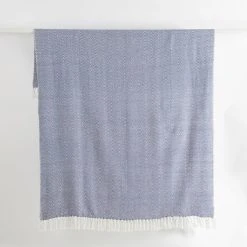 Dunelm Jenson Herringbone 200cm X 200cm Throw -Command Shop 30754706 alt05