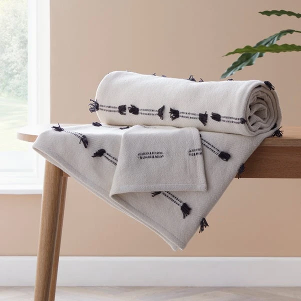 Dunelm Otis Fringe Throw 3 Dunelm Otis Fringe Throw